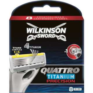Quattro Titanium Precision - Rasierklingen 8er Pack